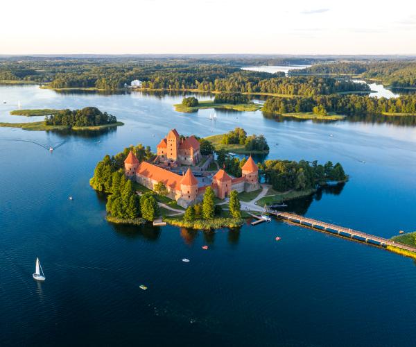 Trakain linna. Kuva: Giedrius Akelis/Lithuania Travel.