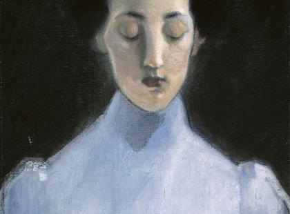 Helene Schjerfbeck: Hiljaisuus, 1907. Nordean Taidesäätiö / Konststiftelsen Nordea i Finland. Kuva / foto: Seppo Hilpo