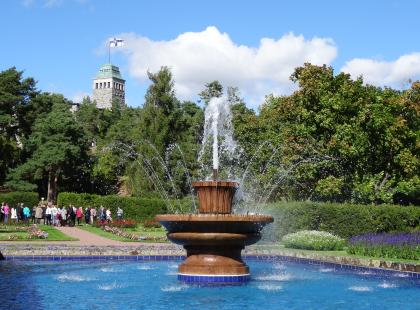 Kultarannan puutarha. Kuva Visit Naantali.