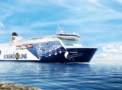 Eckerö Line Finlandia merellä.