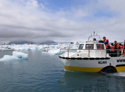 Jäätikköjärven risteily.