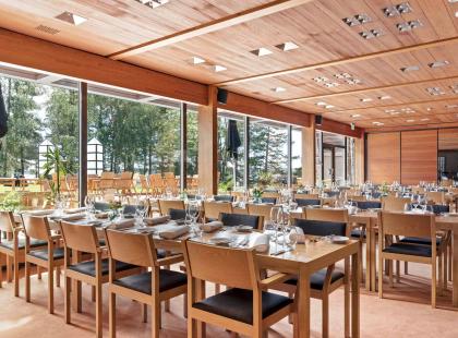 Ravintola Platsin skandinaavinen sali.