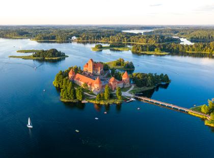 Trakain linna. Kuva: Giedrius Akelis/Lithuania Travel.