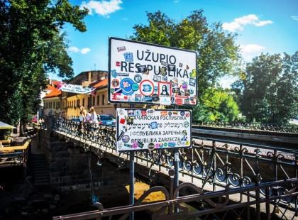 Užupisin taitelijakaupunginosa.