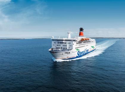 Stena Linen alus merellä.
