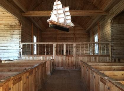 Seilin kirkko sisältä.