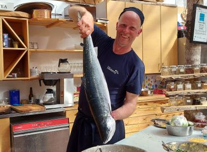 Västerro kalastajatilan isäntä.