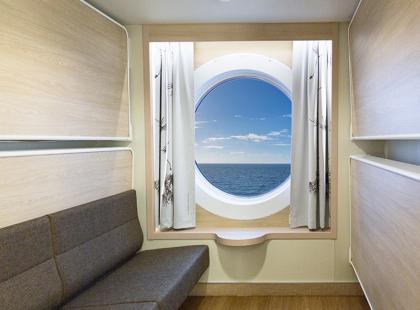 Viking Gracen ikkunallinen ulkohytti.