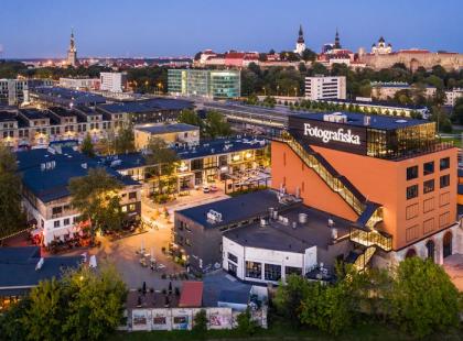 Telliskiven alue ilmakuvattuna.