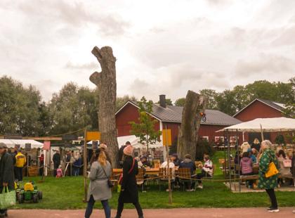 Hhmisiä Skördefesten-tapahtumassa.