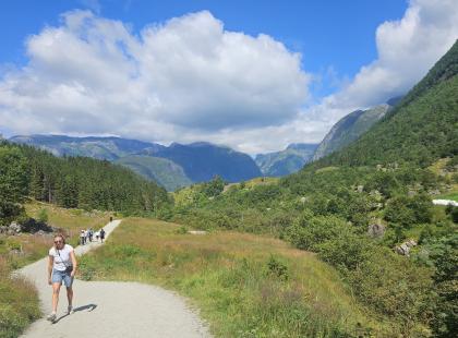 Bondhusvatnet, polku