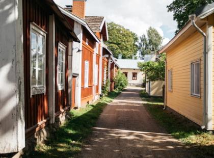 Kuva: Visit Parainen, Vanhan Malmin puutaloja.