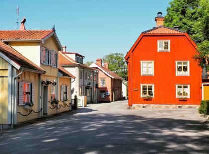 Puisia taloja Sigtunassa.
